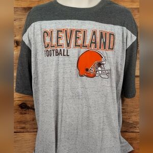 Cleveland Browns Football Men's 3XLT Embroidered Stitching Football Team Shirt